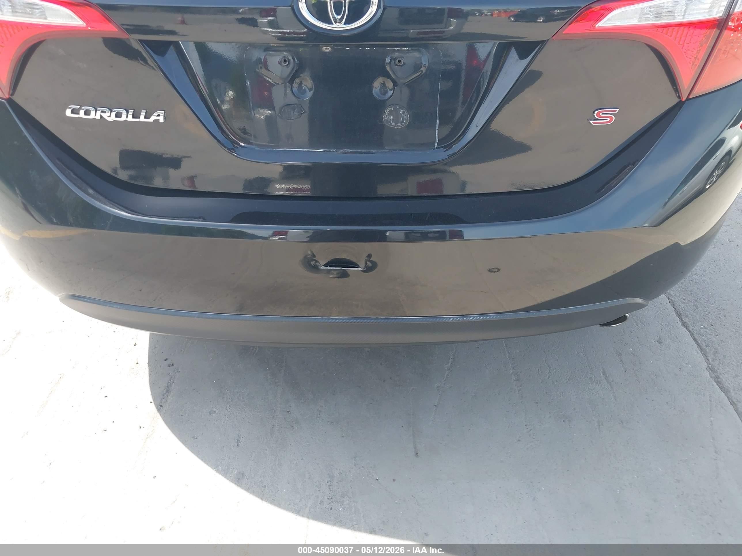 2014 Toyota Corolla S Plus Черный vin: 5YFBURHE1EP119612
