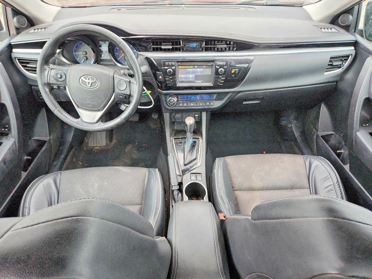 2014 Toyota Corolla S Plus Red vin: 5YFBURHE1EP120369