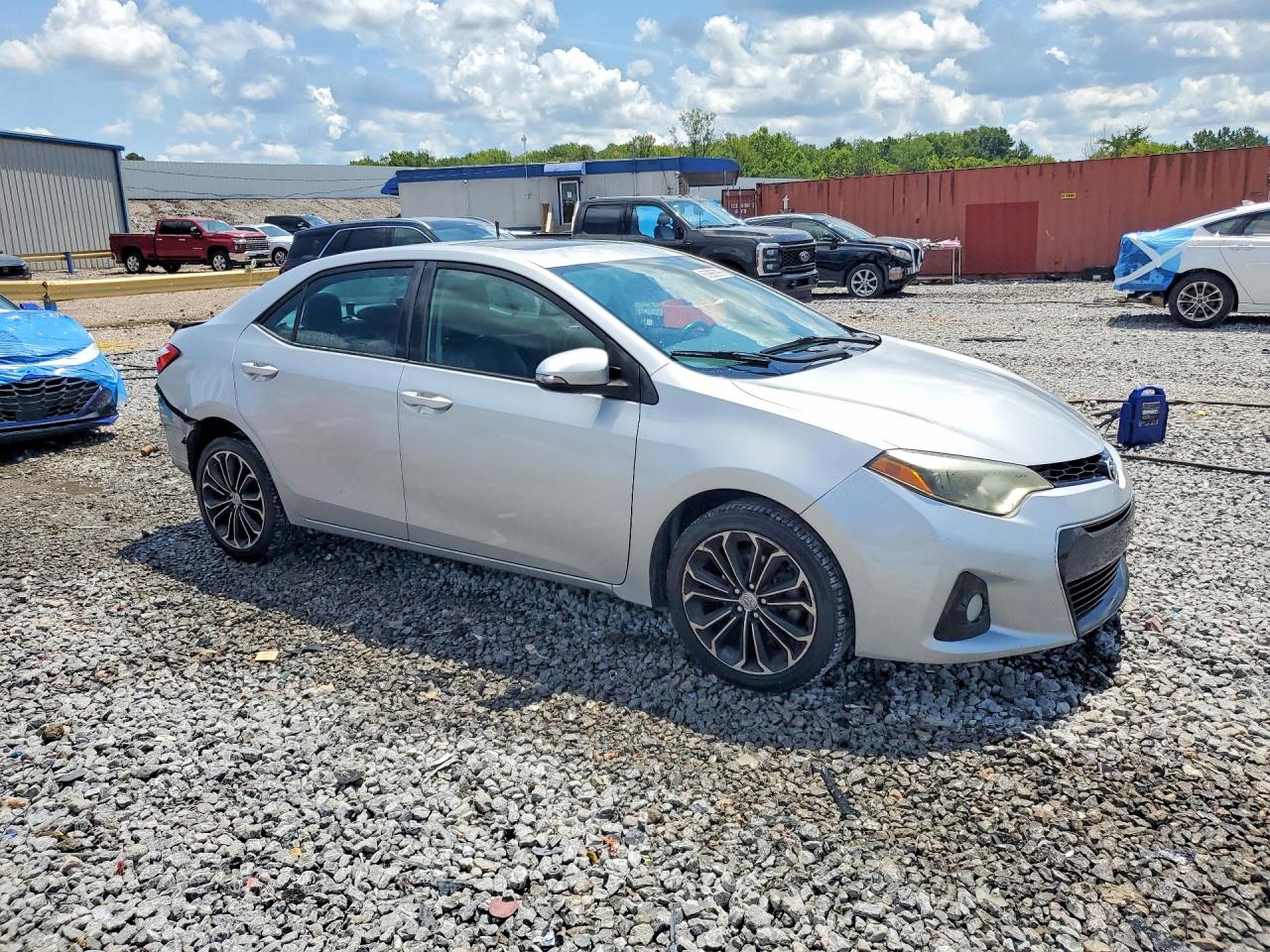 2014 Toyota Corolla S Plus Silver vin: 5YFBURHE1EP154957