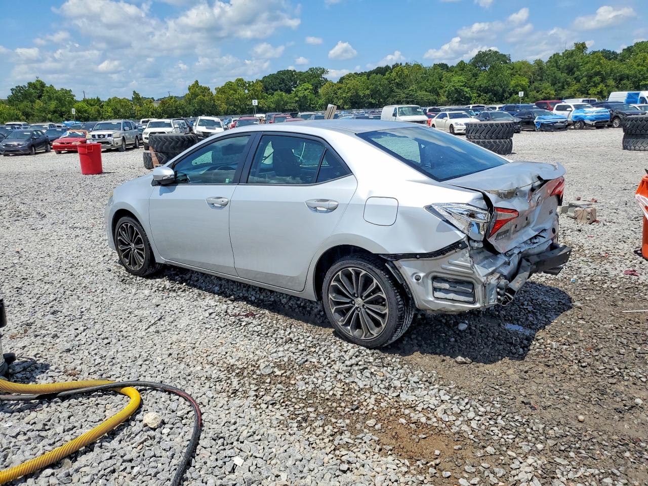 2014 Toyota Corolla S Plus Silver vin: 5YFBURHE1EP154957