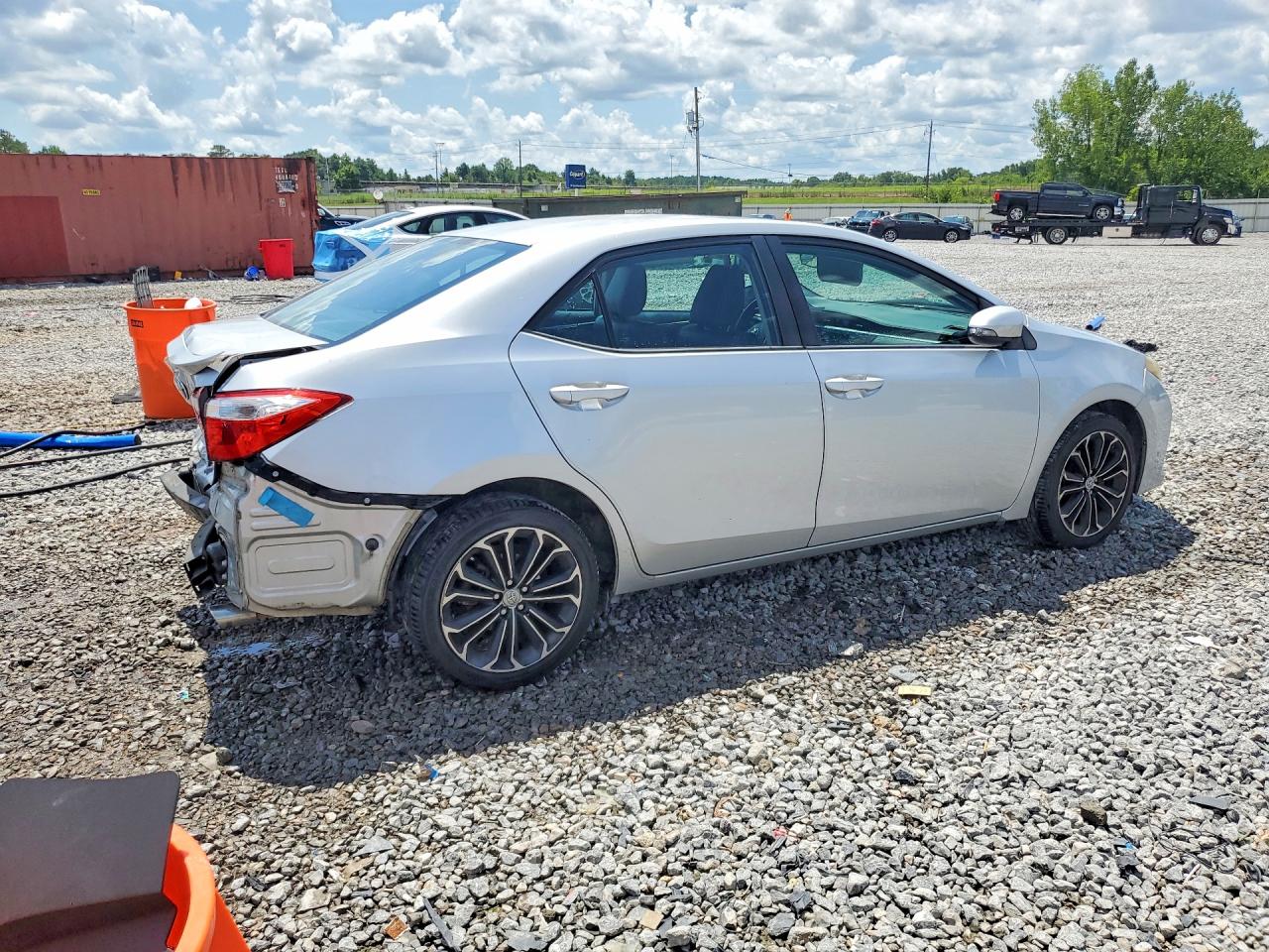 2014 Toyota Corolla S Plus Silver vin: 5YFBURHE1EP154957