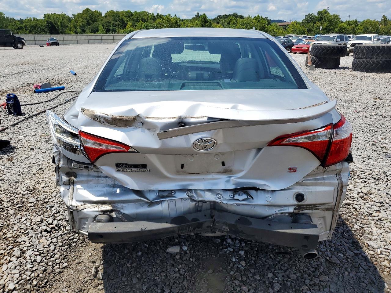 2014 Toyota Corolla S Plus Silver vin: 5YFBURHE1EP154957