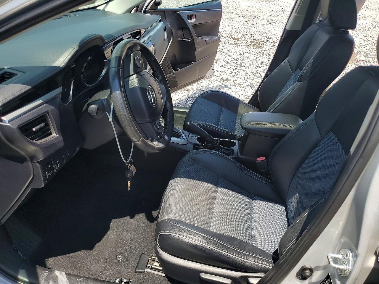 2014 Toyota Corolla S Plus Silver vin: 5YFBURHE1EP154957