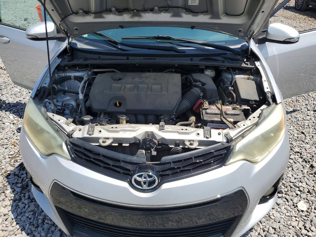 2014 Toyota Corolla S Plus Silver vin: 5YFBURHE1EP154957