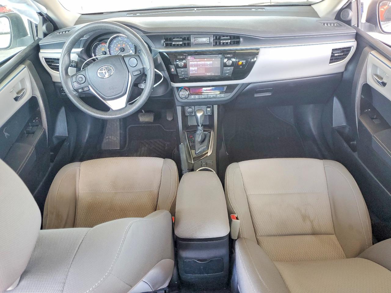 2014 Toyota Corolla Le White vin: 5YFBURHE1EP162251