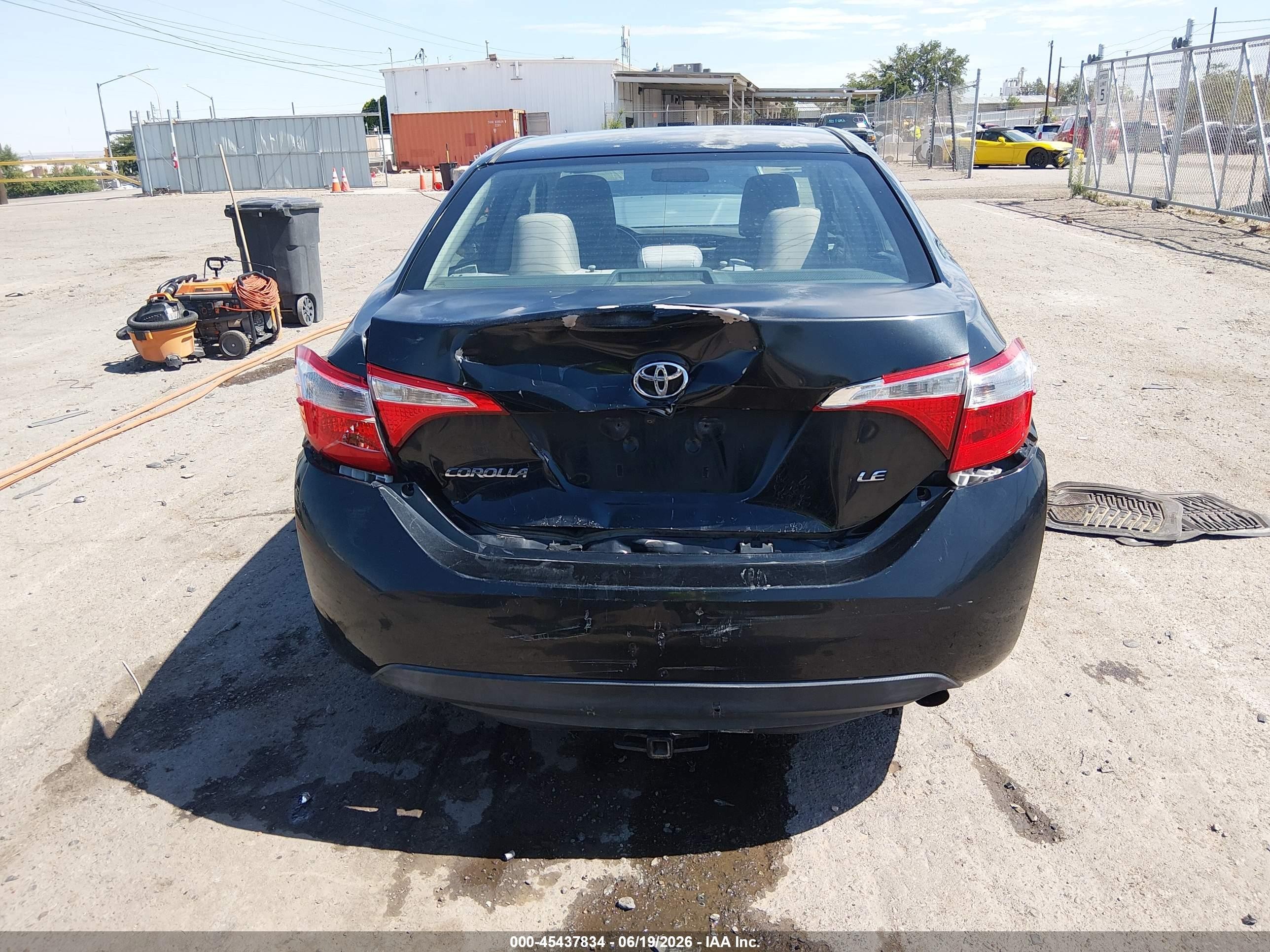 2014 Toyota Corolla Le Black vin: 5YFBURHE1EP162833