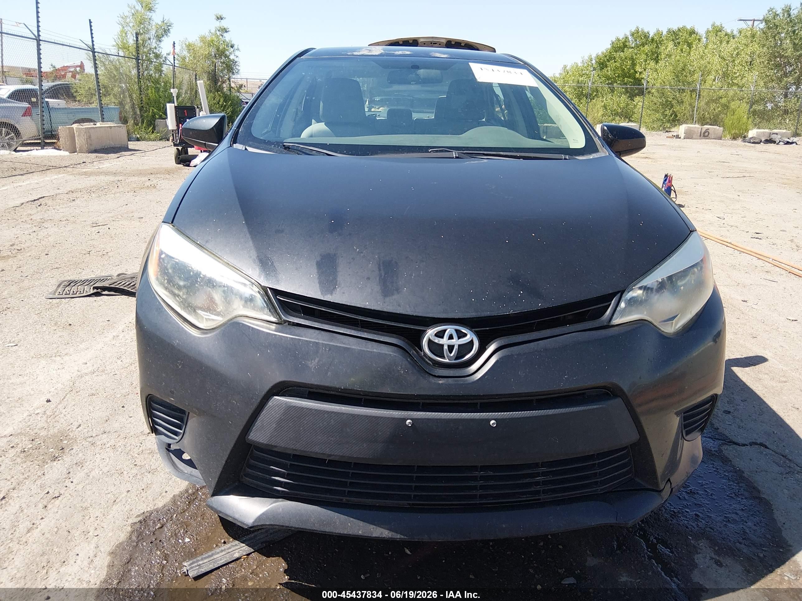 2014 Toyota Corolla Le Black vin: 5YFBURHE1EP162833