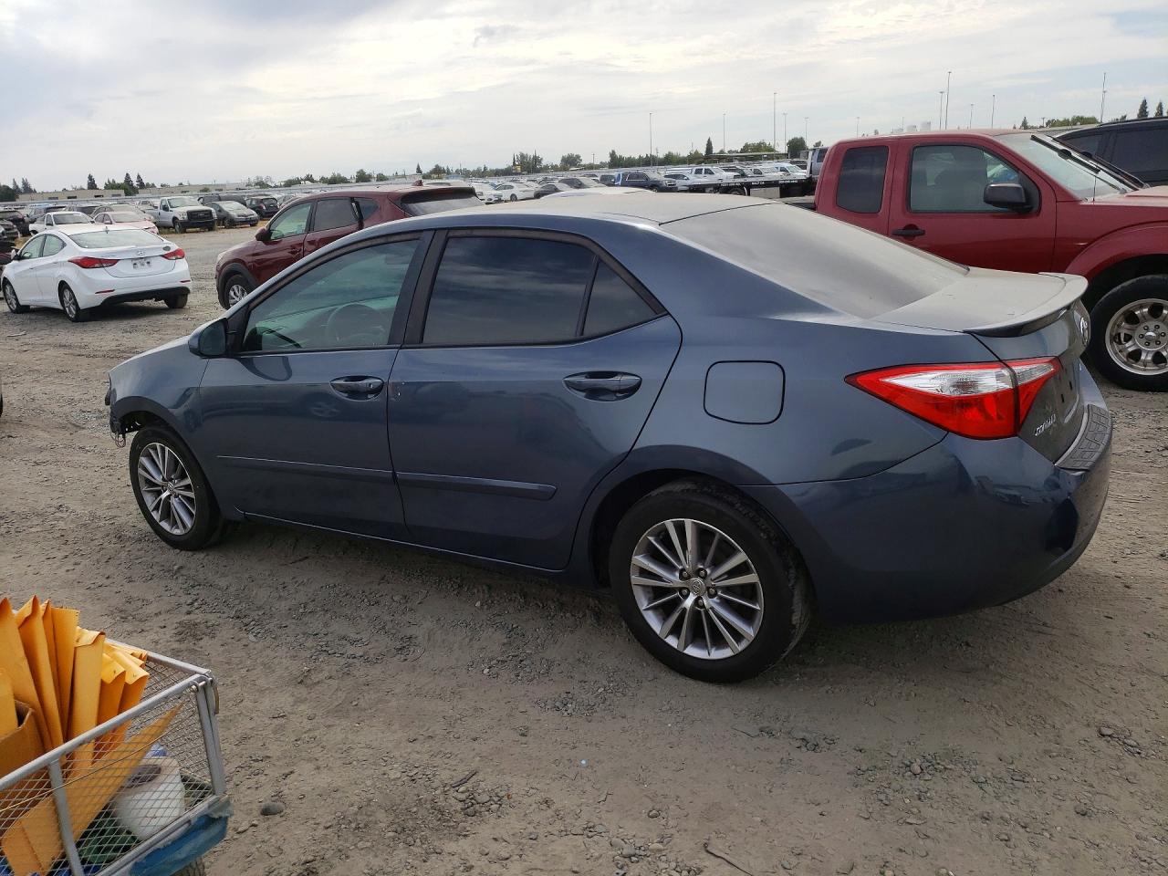 2014 Toyota Corolla Le Plus Blue vin: 5YFBURHE1EP163156