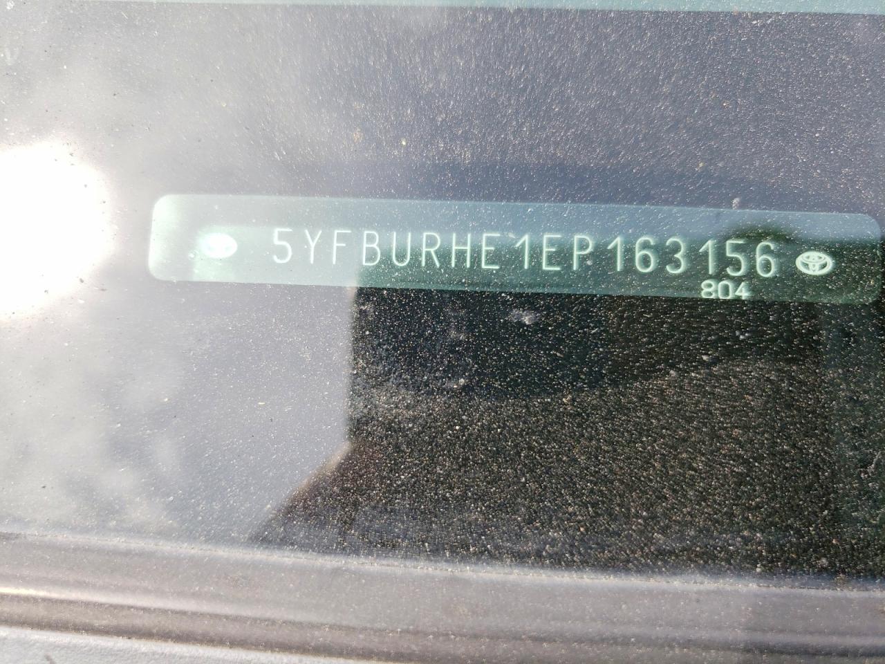 2014 Toyota Corolla Le Plus Blue vin: 5YFBURHE1EP163156