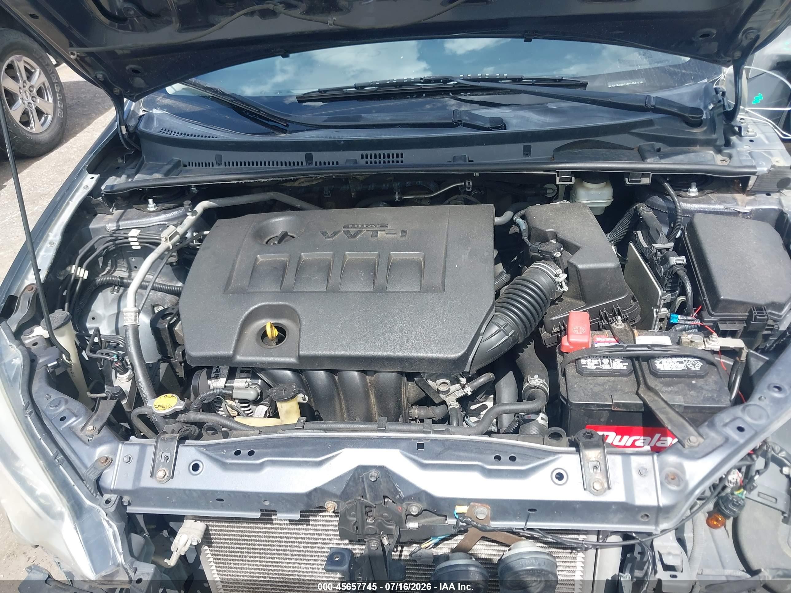 2014 Toyota Corolla S Plus Gray vin: 5YFBURHE1EP175677