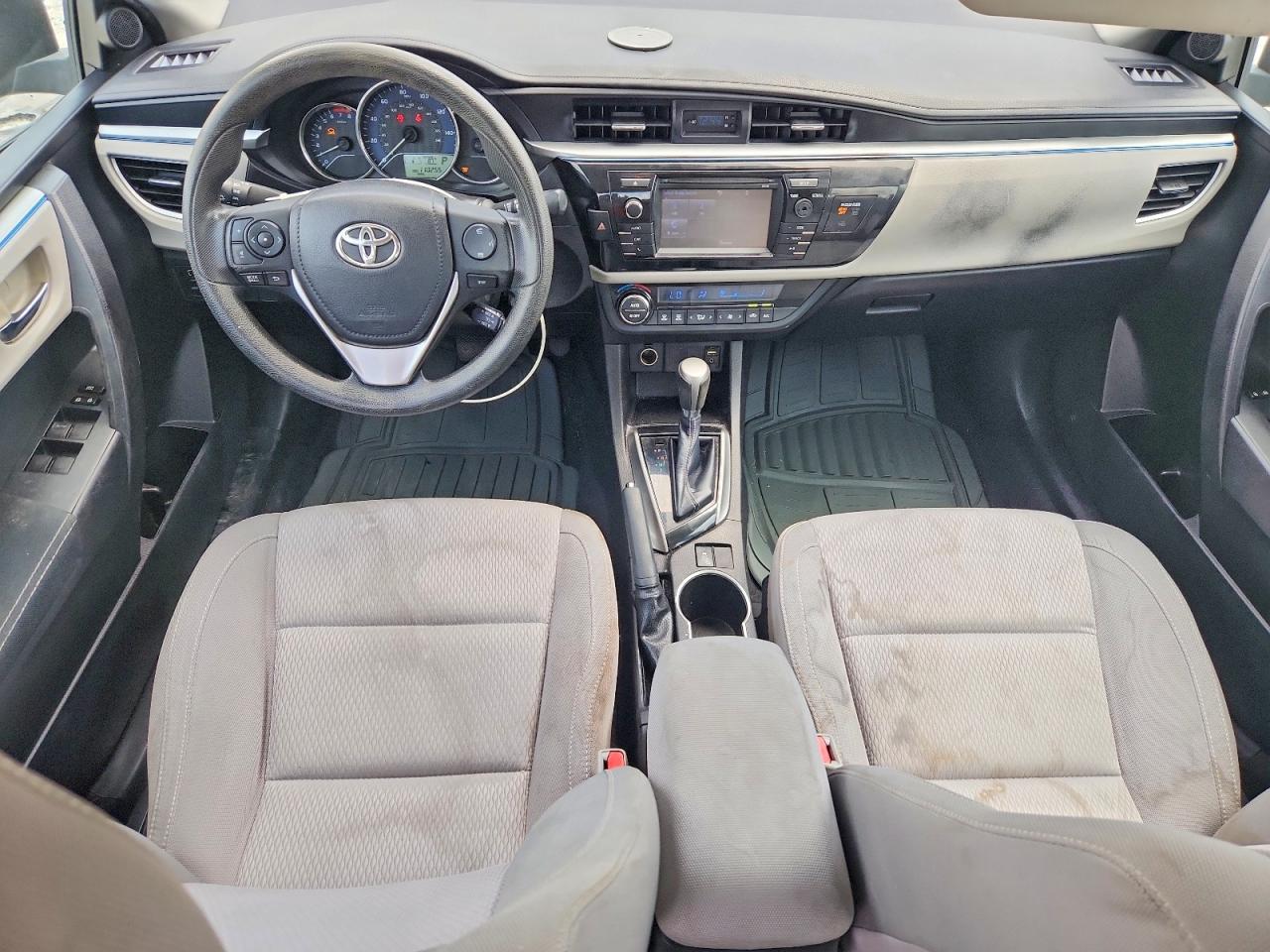 2015 Toyota Corolla Le Gray vin: 5YFBURHE1FP207481