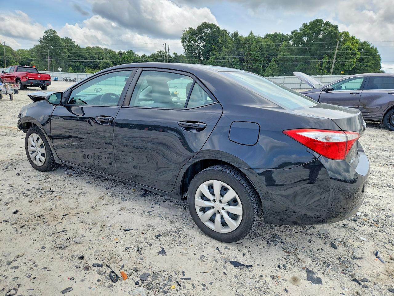2015 Toyota Corolla Le Gray vin: 5YFBURHE1FP207481