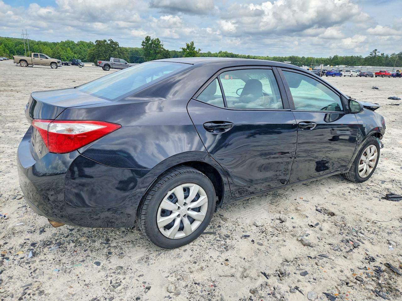 2015 Toyota Corolla Le Gray vin: 5YFBURHE1FP207481