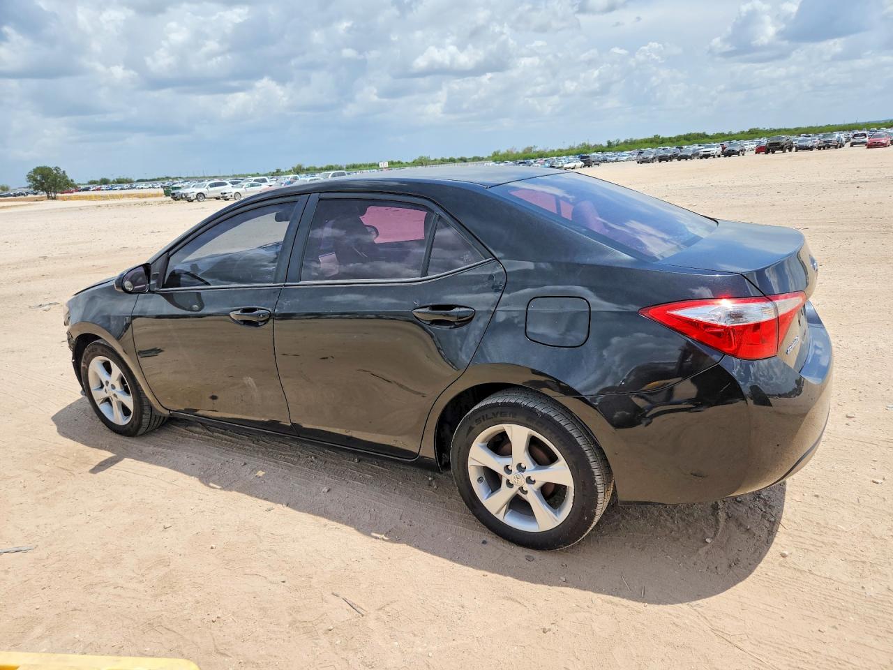 2015 Toyota Corolla Le Черный vin: 5YFBURHE1FP209327
