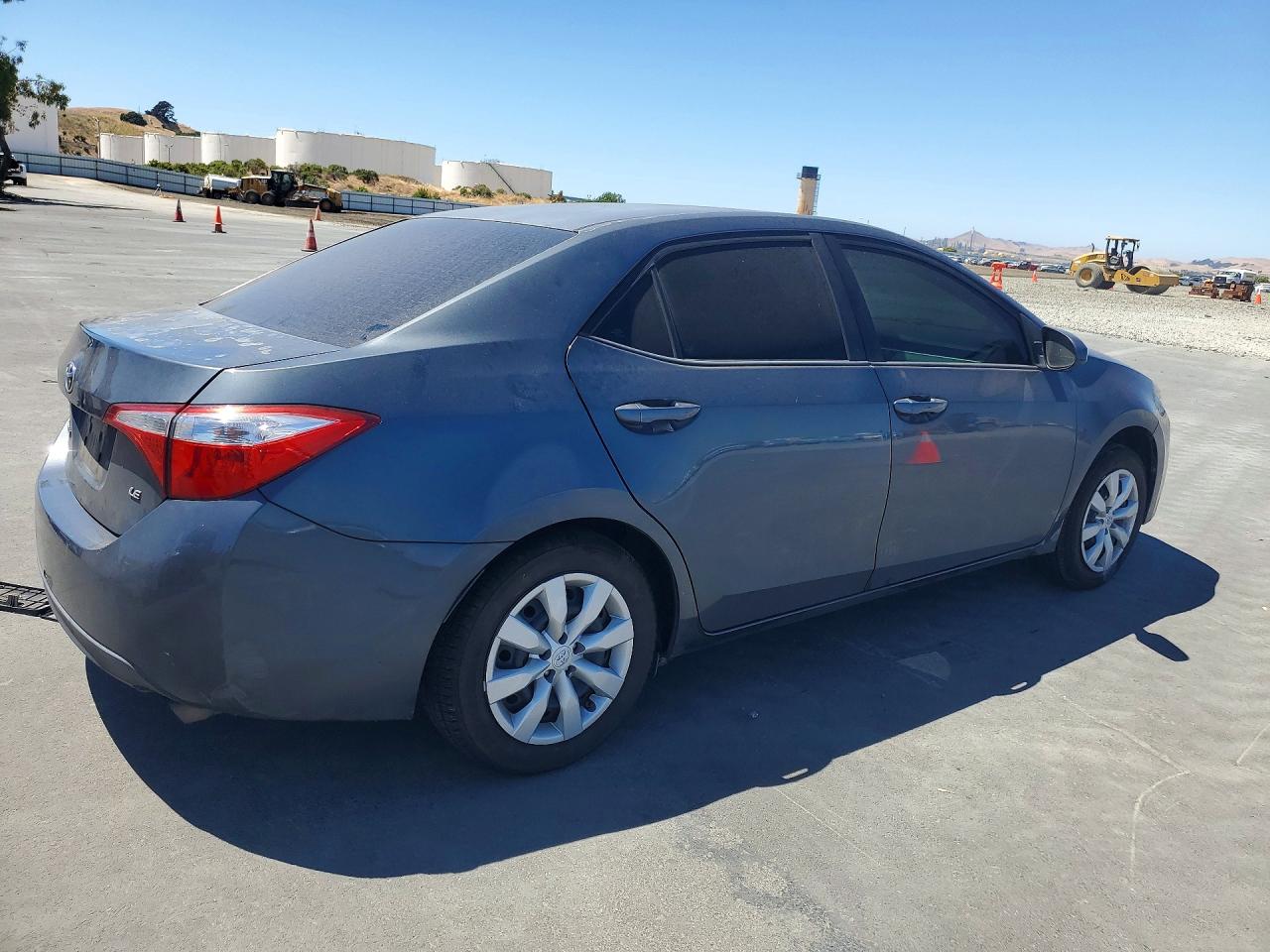 2015 Toyota Corolla Le Gray vin: 5YFBURHE1FP220974