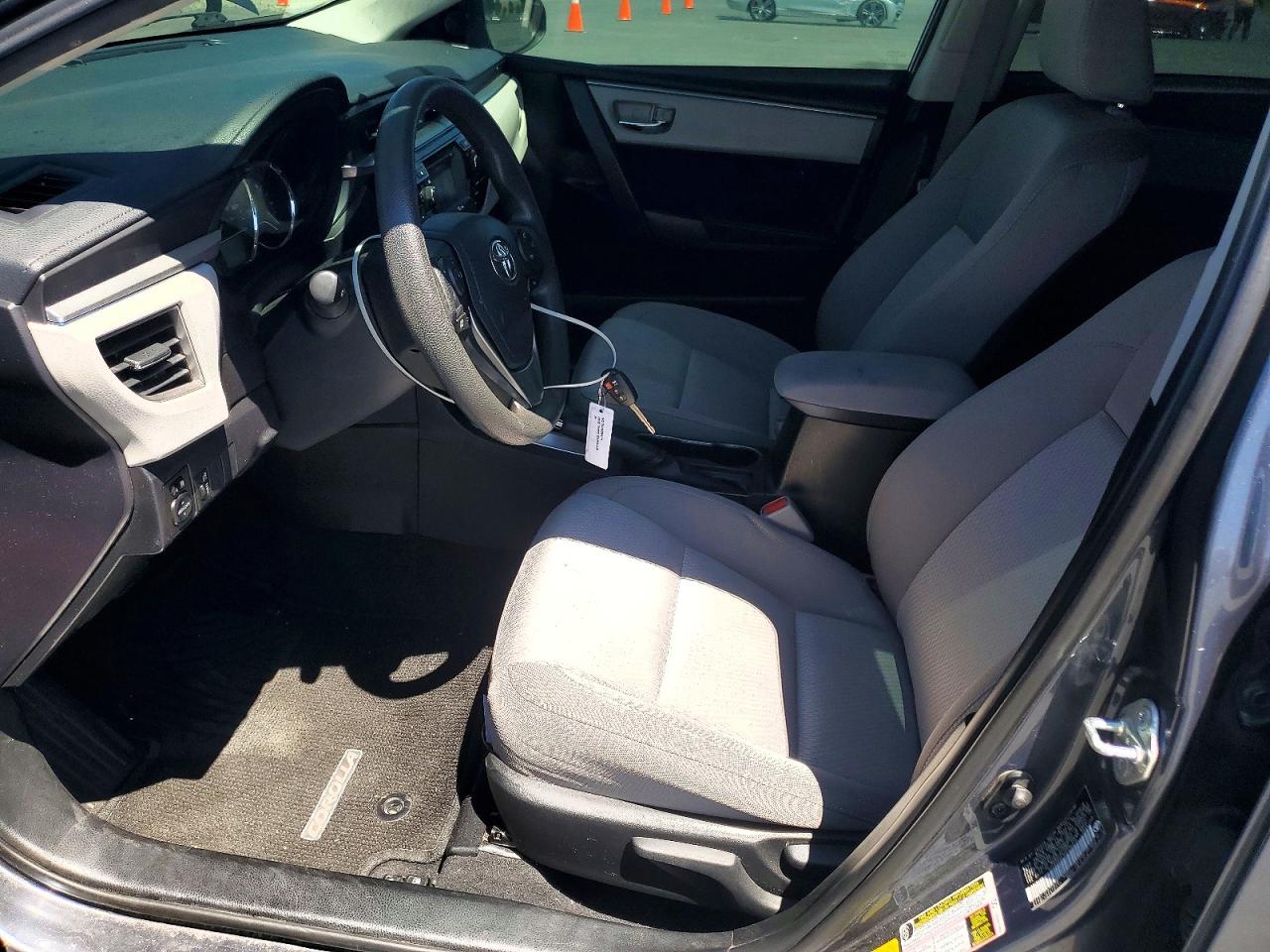2015 Toyota Corolla Le Gray vin: 5YFBURHE1FP220974