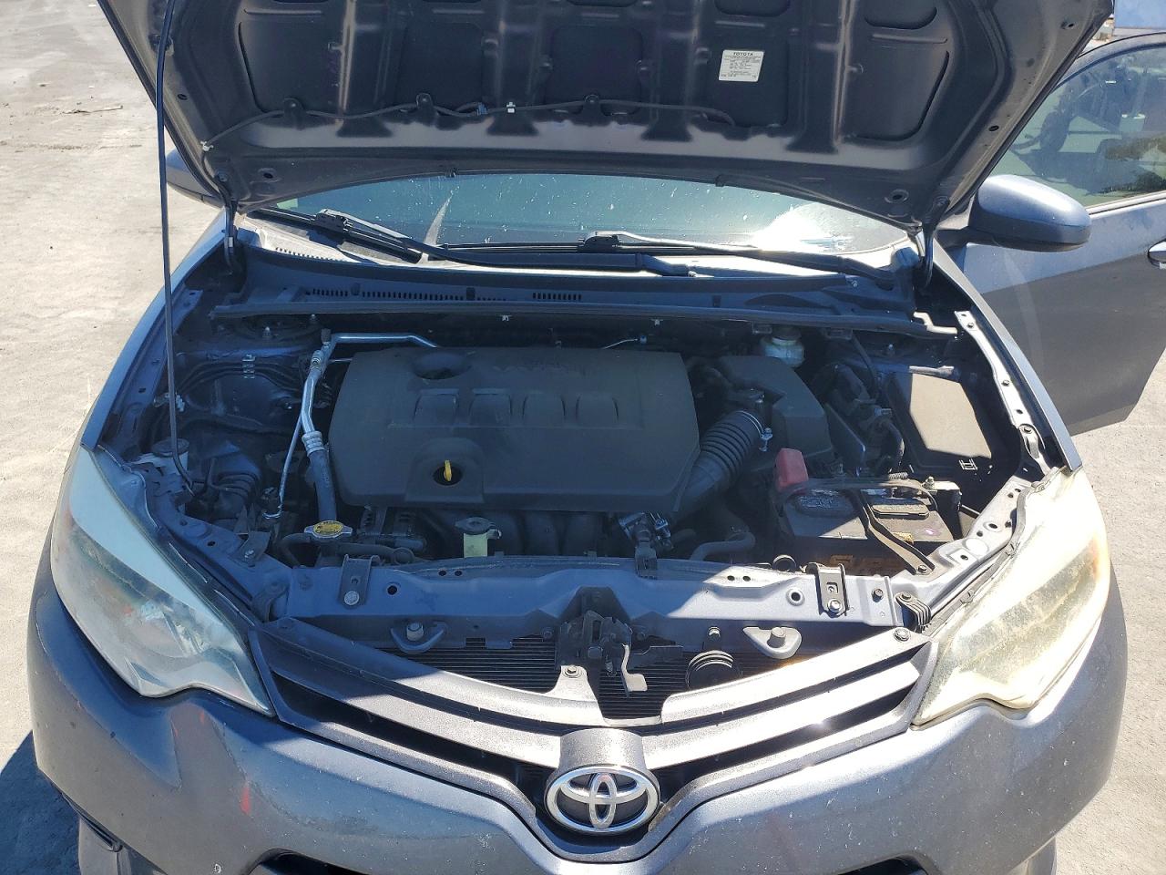 2015 Toyota Corolla Le Gray vin: 5YFBURHE1FP220974