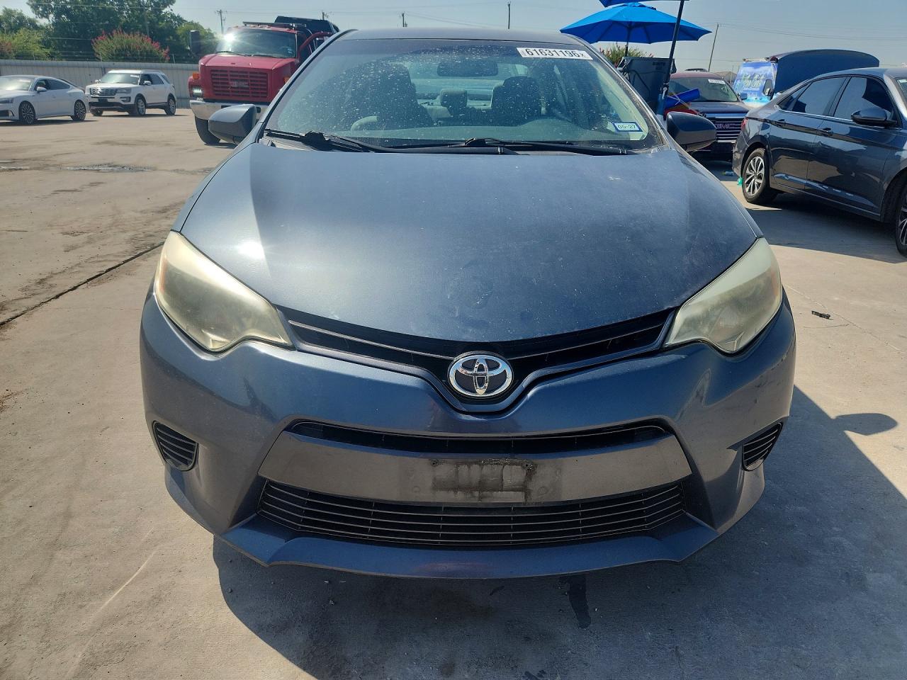 2015 Toyota Corolla Le Gray vin: 5YFBURHE1FP222613