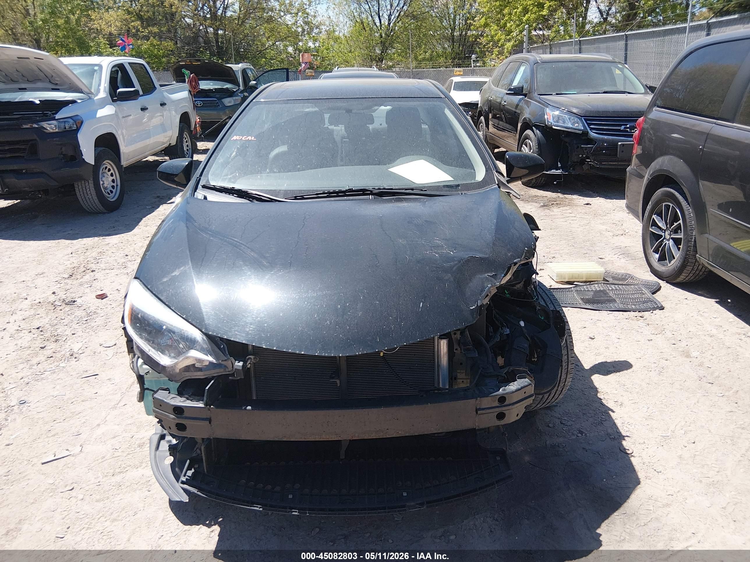 2015 Toyota Corolla L/le/le Plus/le Premium/s/s Plus/s Premium Черный vin: 5YFBURHE1FP223227