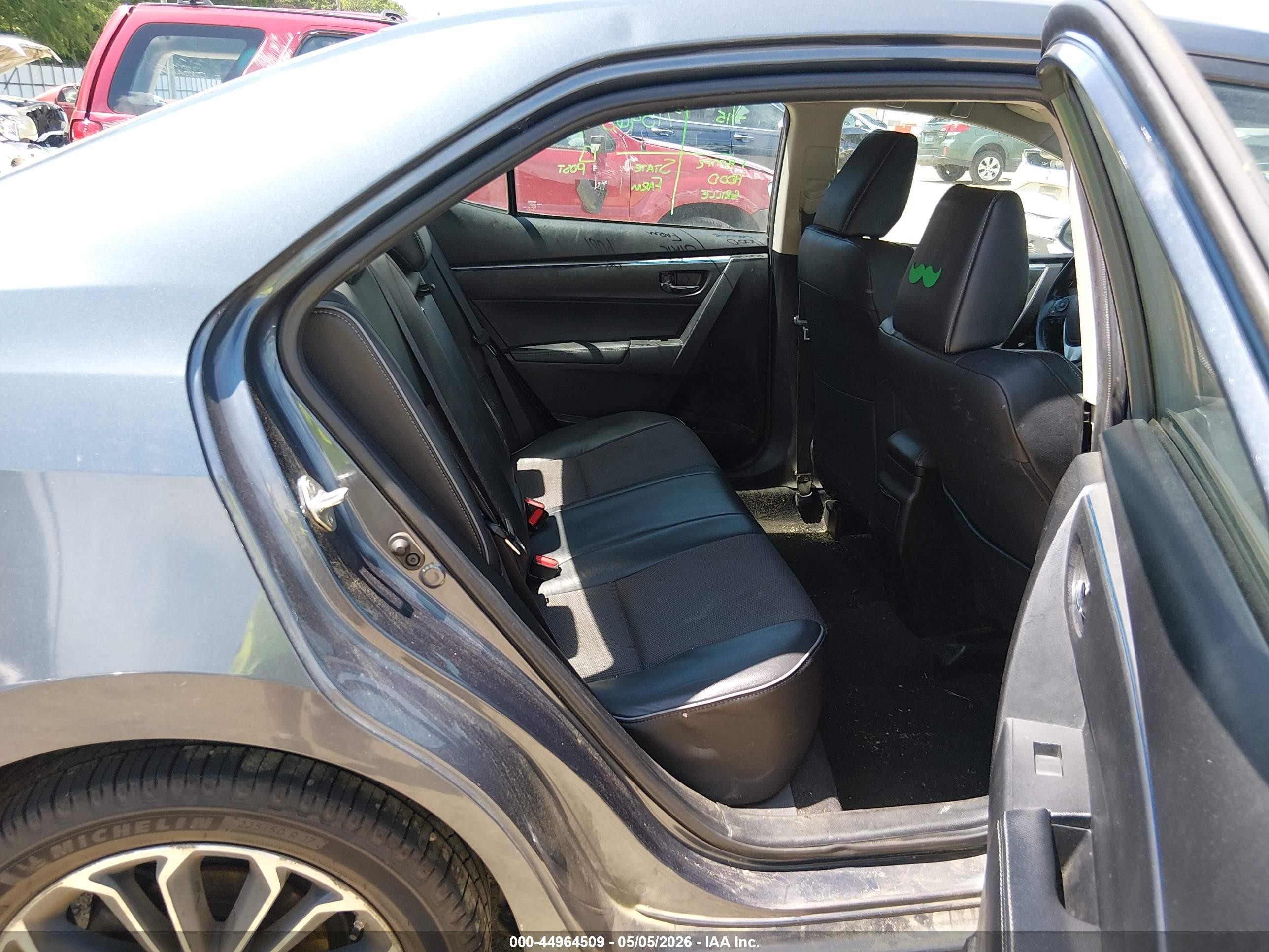 2015 Toyota Corolla S Plus Gray vin: 5YFBURHE1FP234230