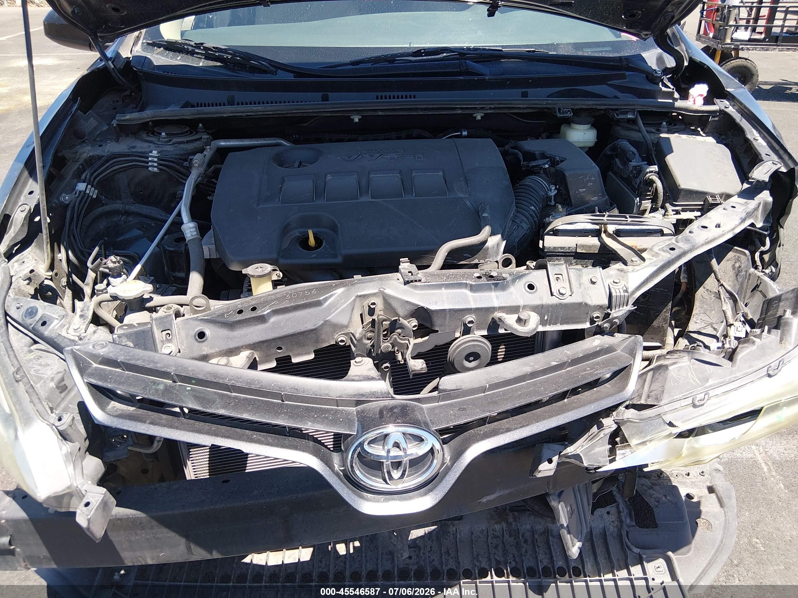 2015 Toyota Corolla Le Черный vin: 5YFBURHE1FP256289