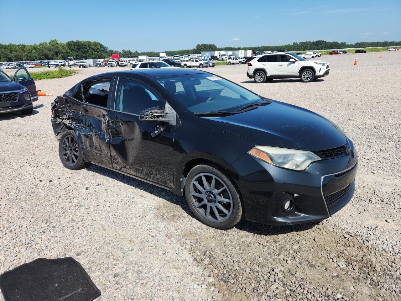 2015 Toyota Corolla S Черный vin: 5YFBURHE1FP274985