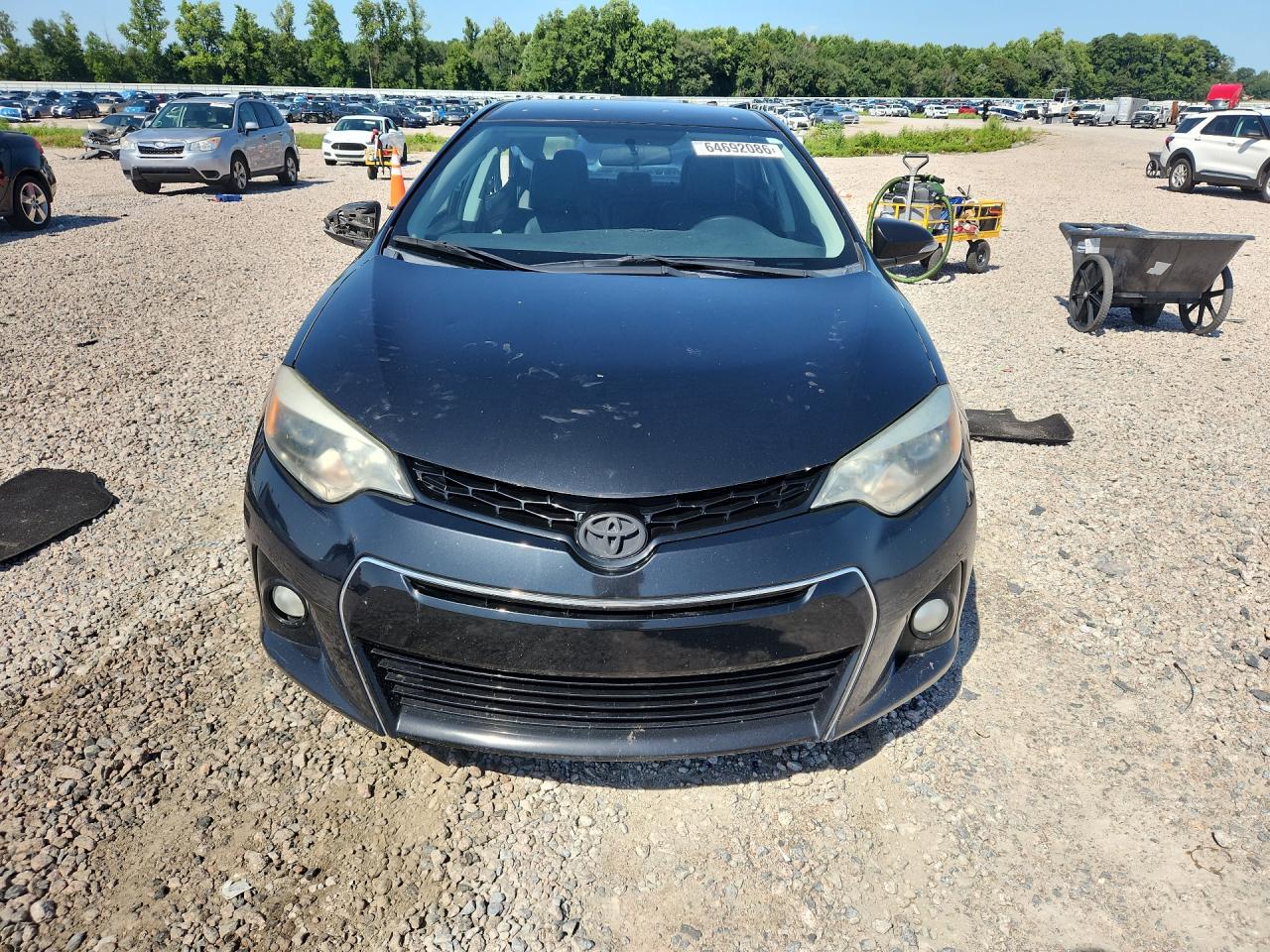 2015 Toyota Corolla S Черный vin: 5YFBURHE1FP274985