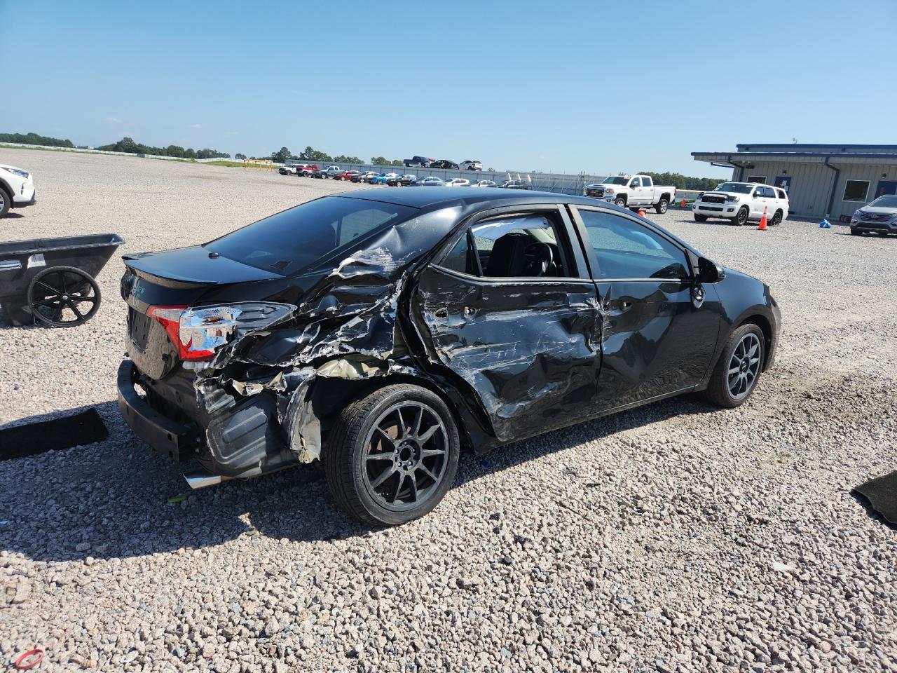 2015 Toyota Corolla S Черный vin: 5YFBURHE1FP274985