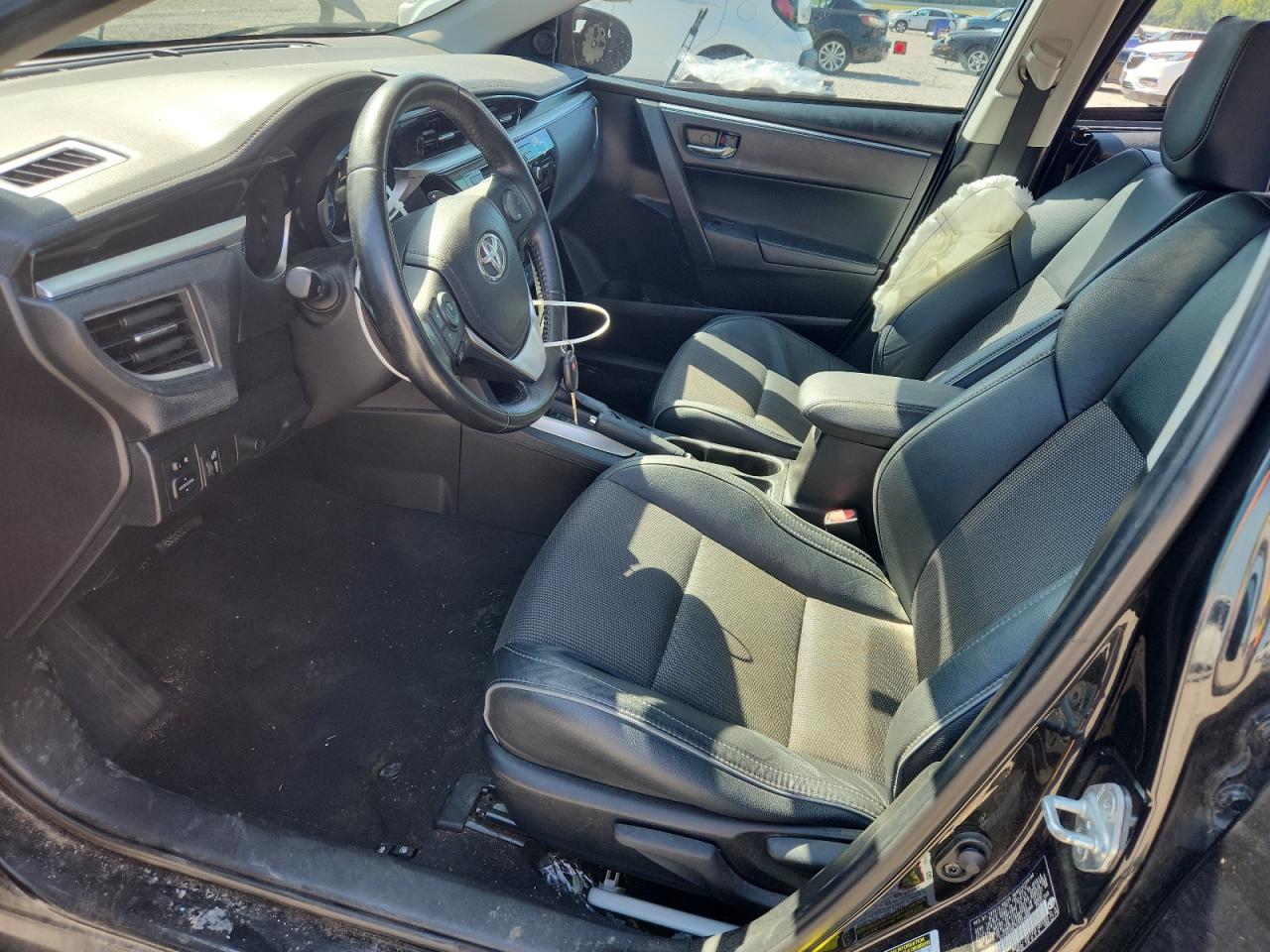 2015 Toyota Corolla S Черный vin: 5YFBURHE1FP274985