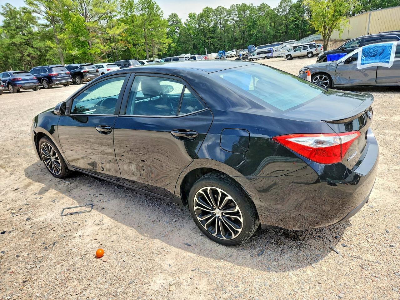 2015 Toyota Corolla S Plus Black vin: 5YFBURHE1FP278907