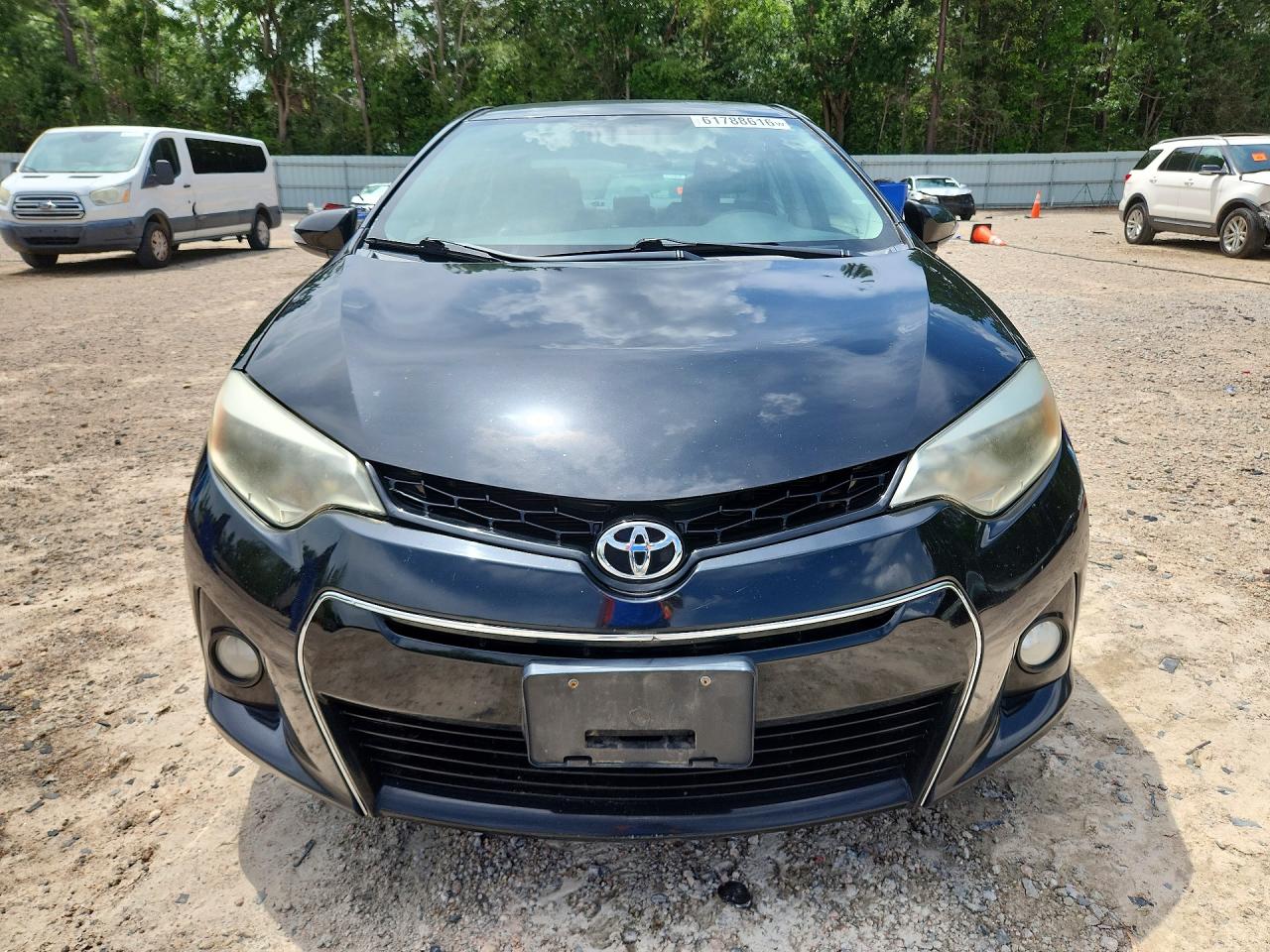 2015 Toyota Corolla S Plus Black vin: 5YFBURHE1FP278907