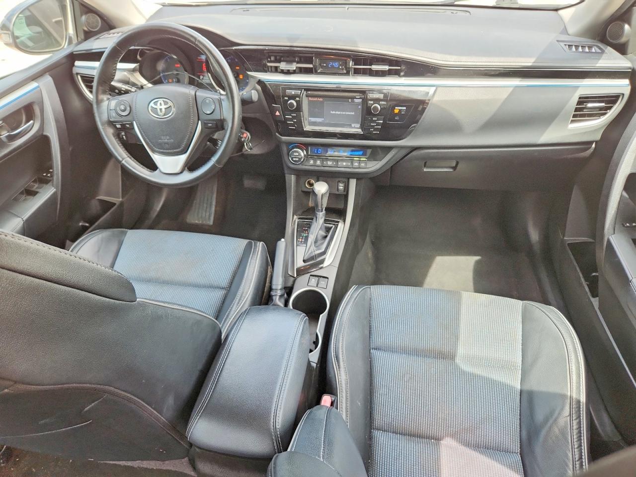 2015 Toyota Corolla S Plus Black vin: 5YFBURHE1FP278907
