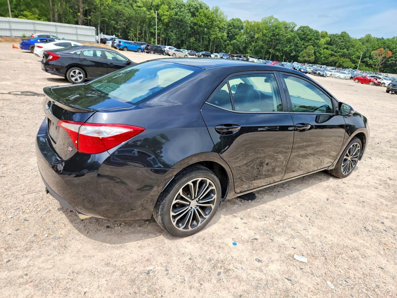 2015 Toyota Corolla S Plus Black vin: 5YFBURHE1FP278907