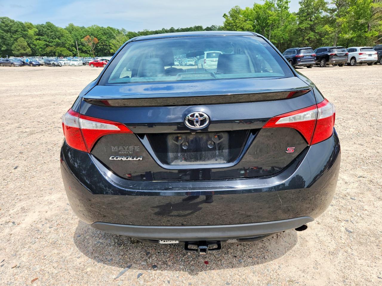 2015 Toyota Corolla S Plus Black vin: 5YFBURHE1FP278907