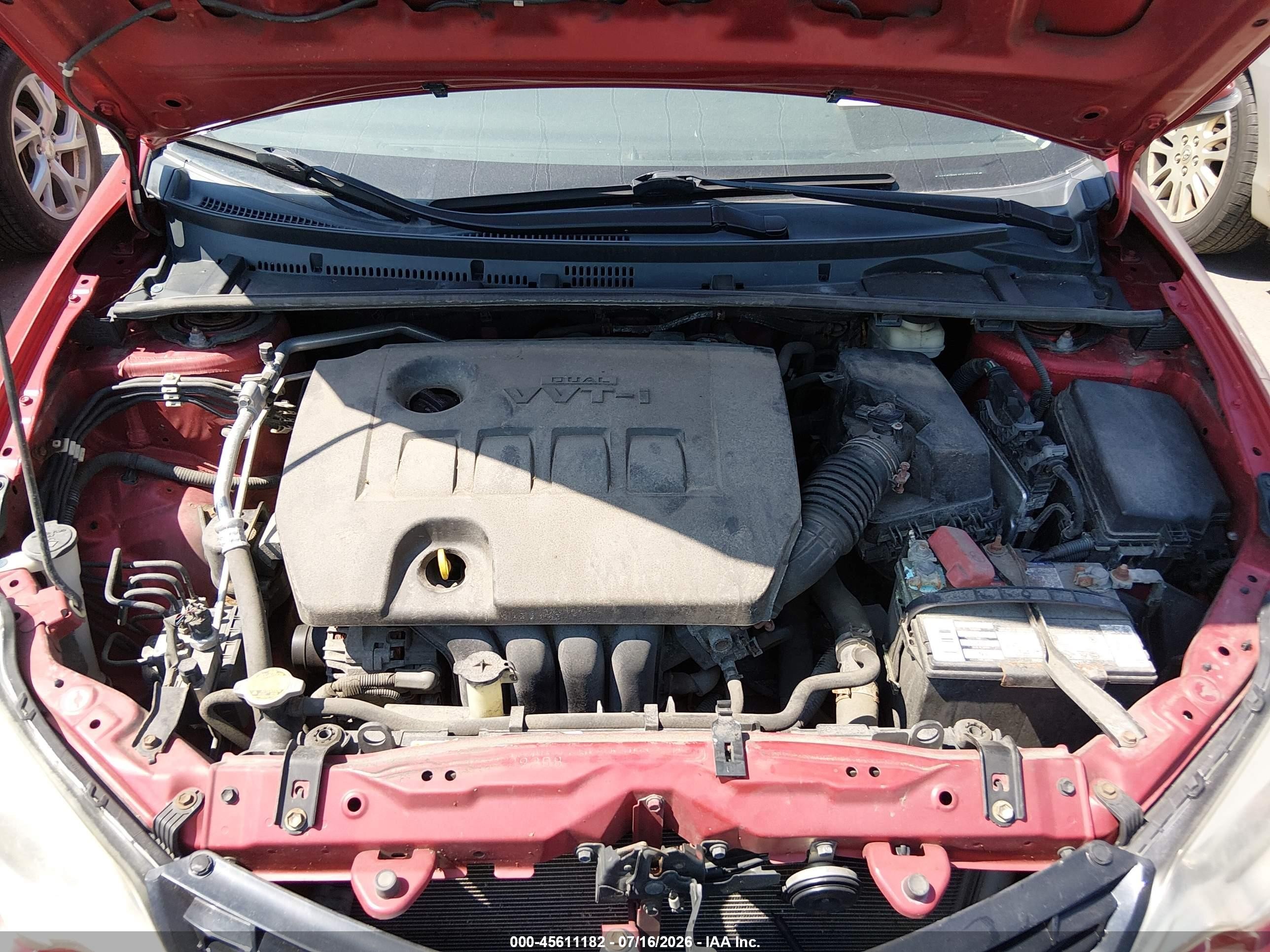 2015 Toyota Corolla S Red vin: 5YFBURHE1FP304728