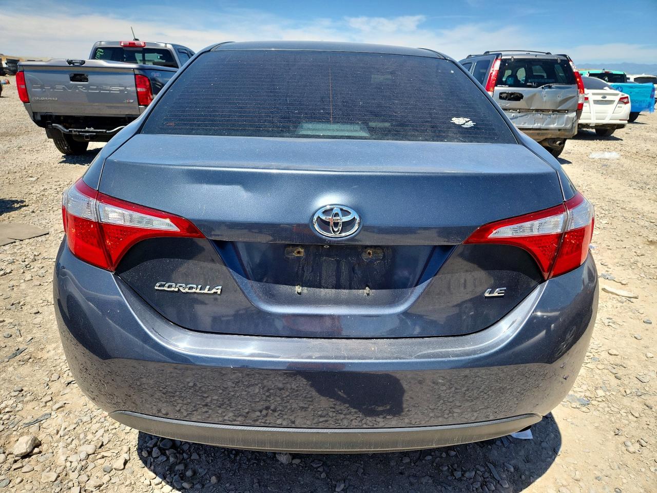 2015 Toyota Corolla Le Blue vin: 5YFBURHE1FP318922