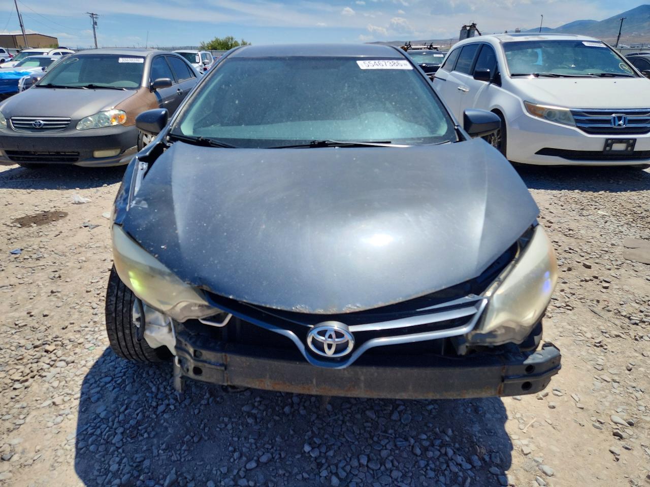 2015 Toyota Corolla Le Blue vin: 5YFBURHE1FP318922