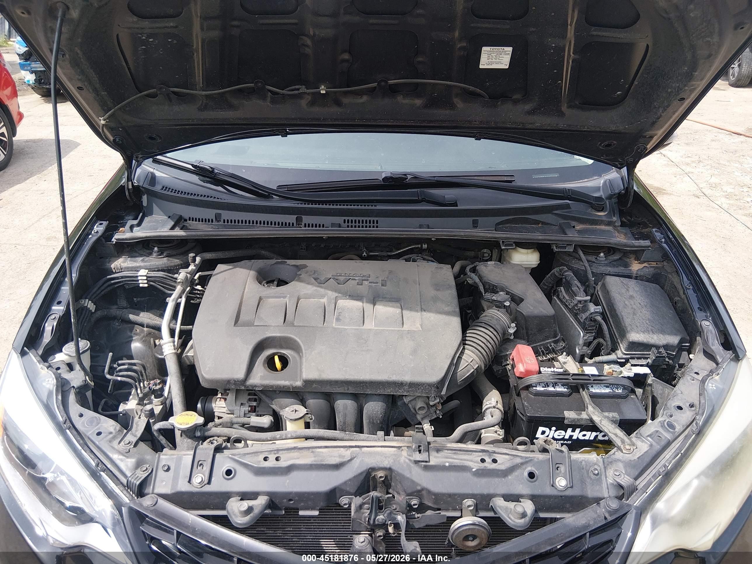 2015 Toyota Corolla S Premium Black vin: 5YFBURHE1FP321349