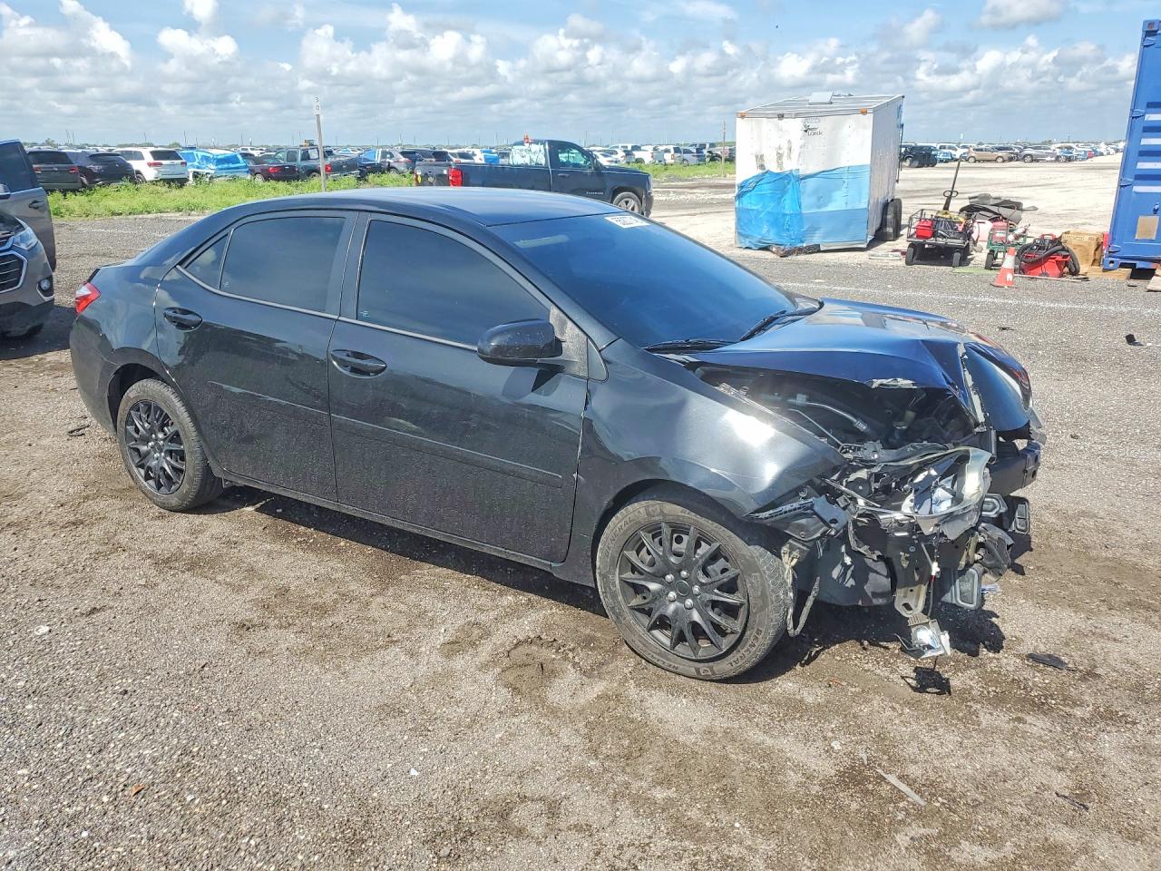 2015 Toyota Corolla Le Black vin: 5YFBURHE1FP326518