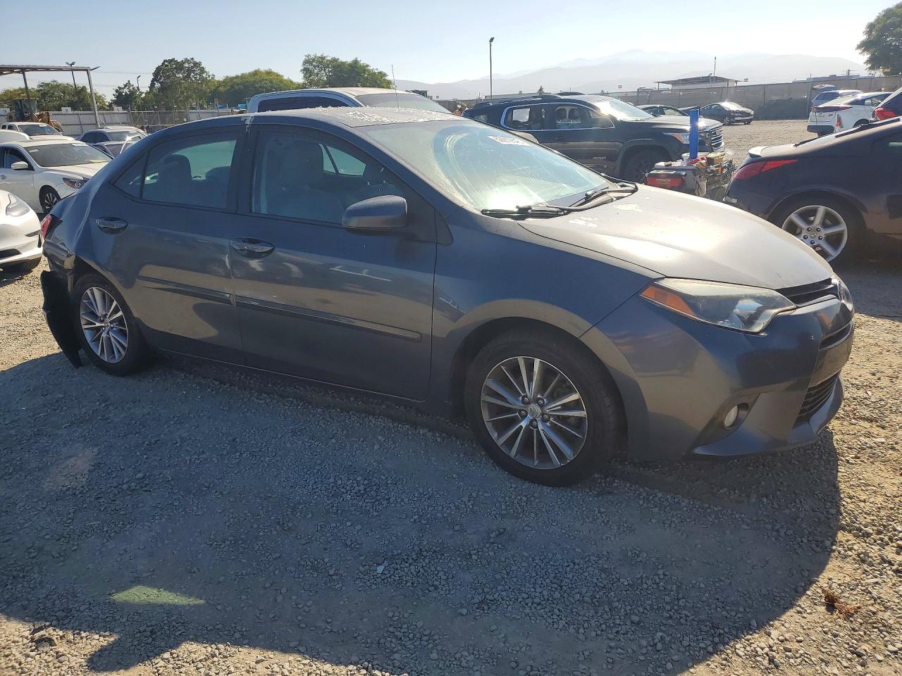 2015 Toyota Corolla Le Plus Gray vin: 5YFBURHE1FP337938