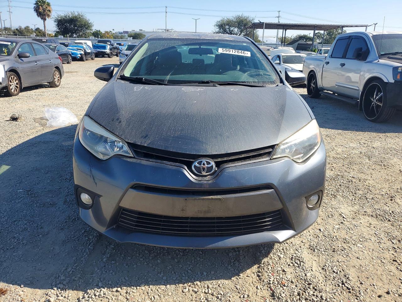2015 Toyota Corolla Le Plus Gray vin: 5YFBURHE1FP337938
