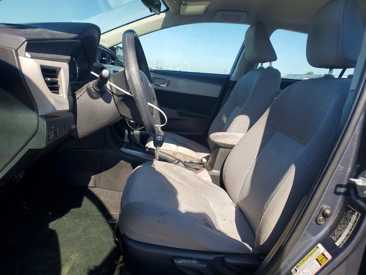 2015 Toyota Corolla Le Plus Gray vin: 5YFBURHE1FP337938
