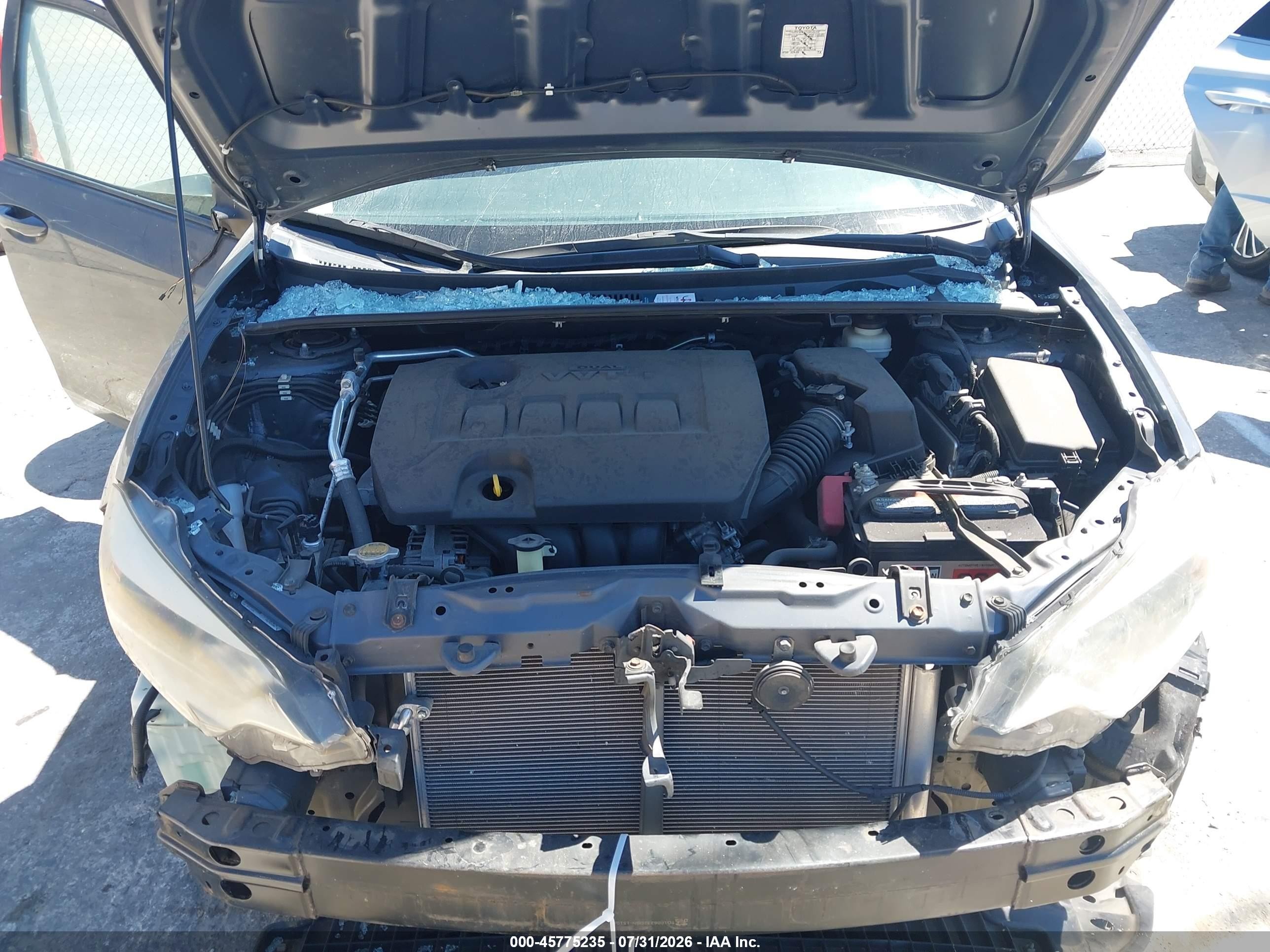 2015 Toyota Corolla S Plus Серый vin: 5YFBURHE1FP346722