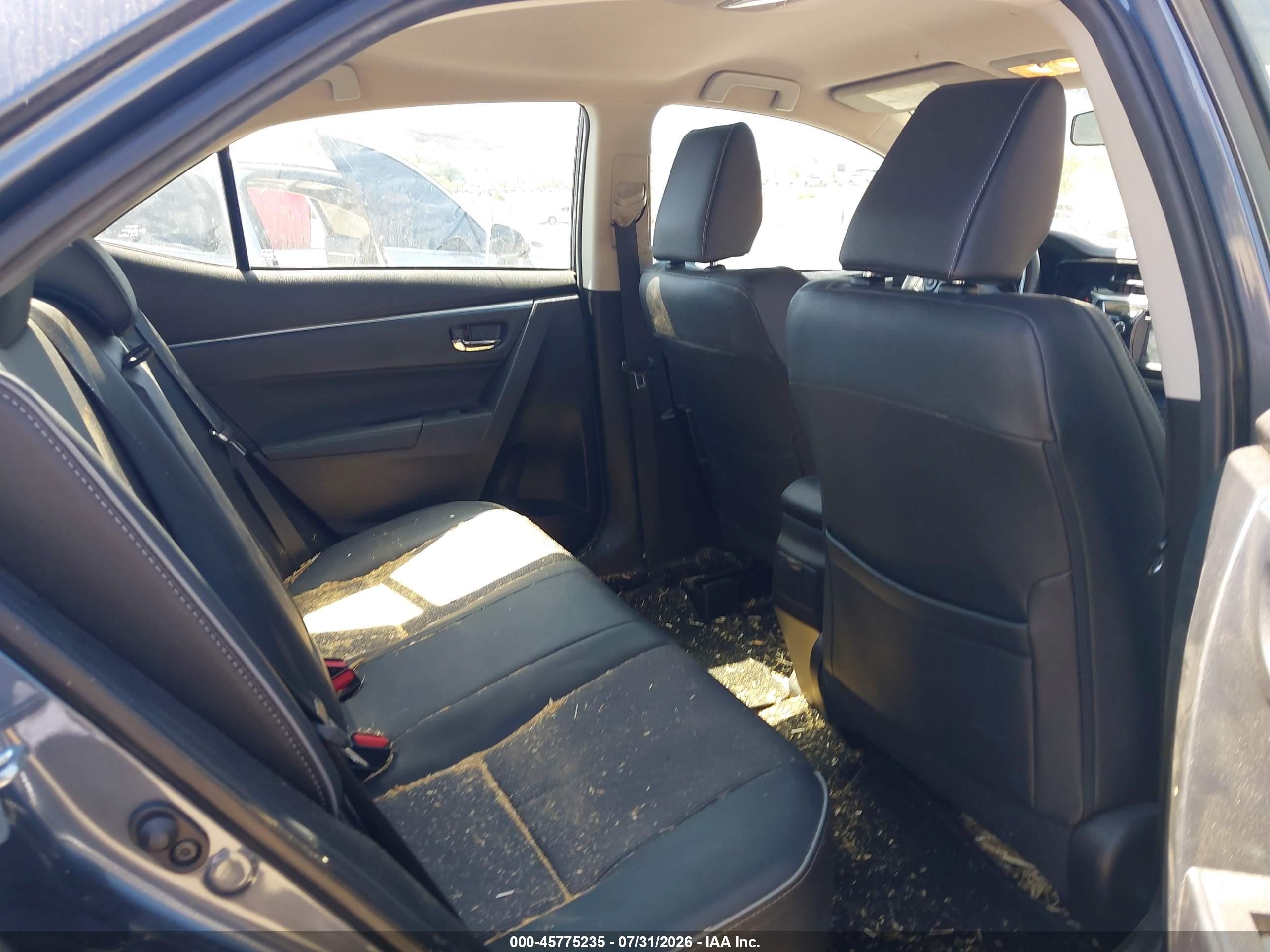 2015 Toyota Corolla S Plus Серый vin: 5YFBURHE1FP346722