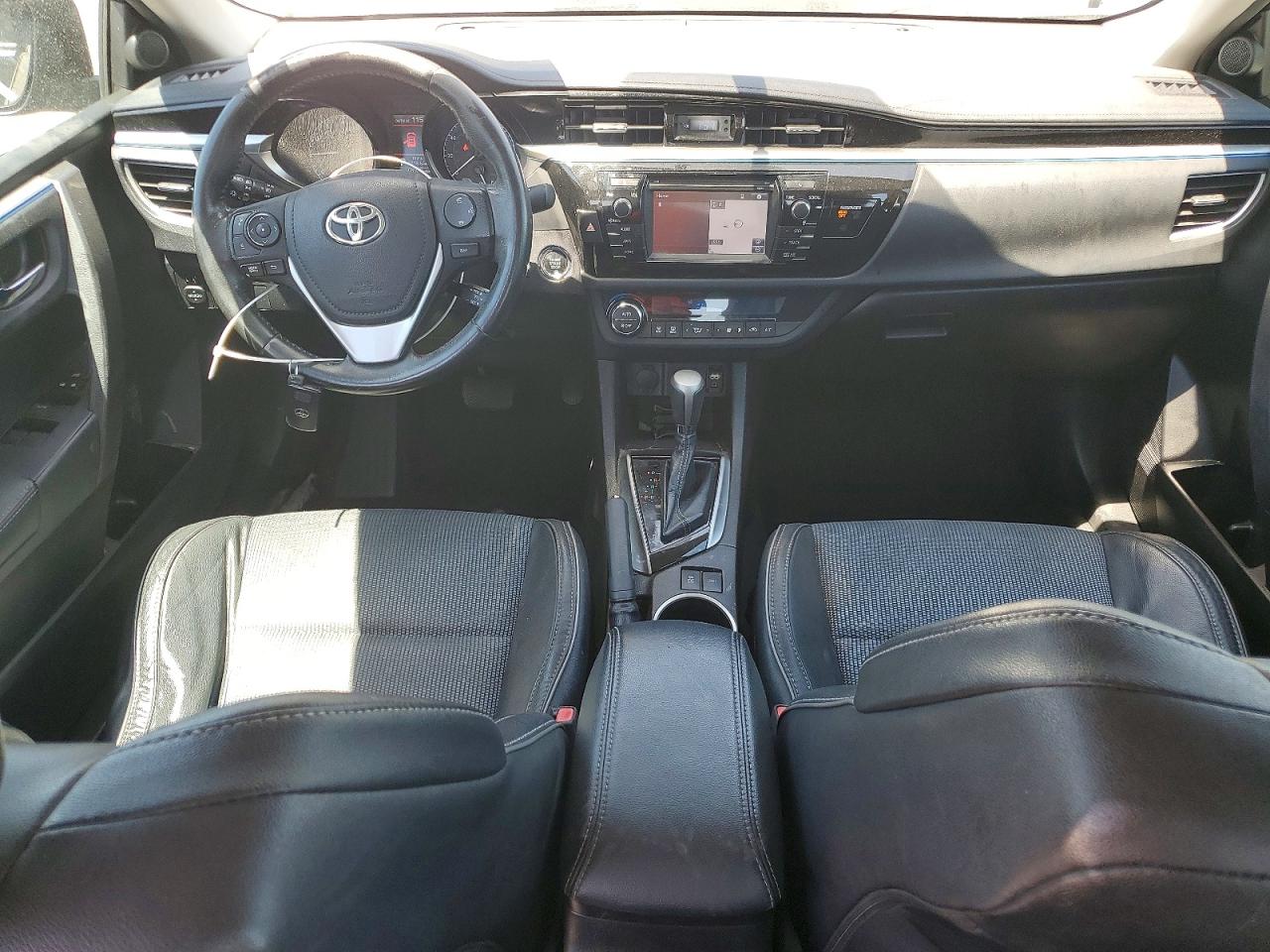2015 Toyota Corolla S Plus Black vin: 5YFBURHE1FP350771