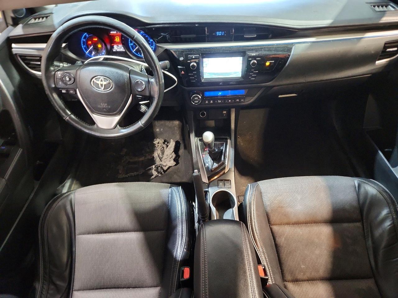 2015 Toyota Corolla S Plus Black vin: 5YFBURHE1FP362399