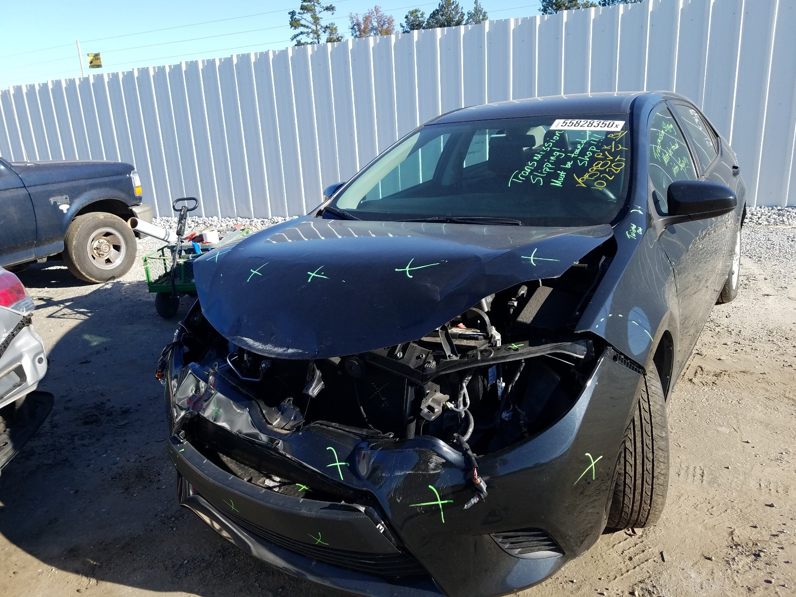 2016 Toyota Corolla L Black vin: 5YFBURHE1GP429598