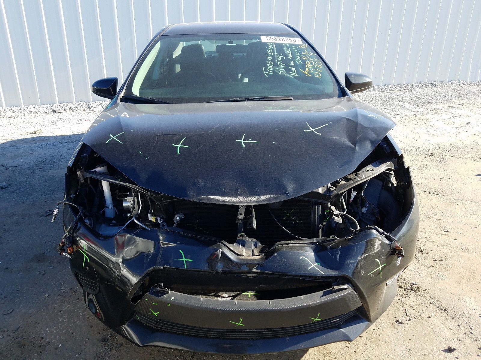 2016 Toyota Corolla L Black vin: 5YFBURHE1GP429598