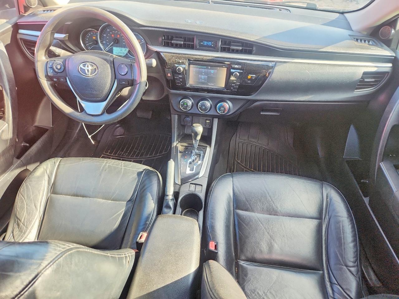 2016 Toyota Corolla L Black vin: 5YFBURHE1GP429598