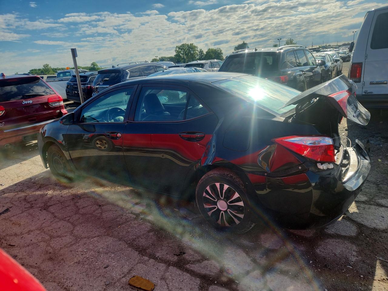2016 Toyota Corolla L Black vin: 5YFBURHE1GP429598
